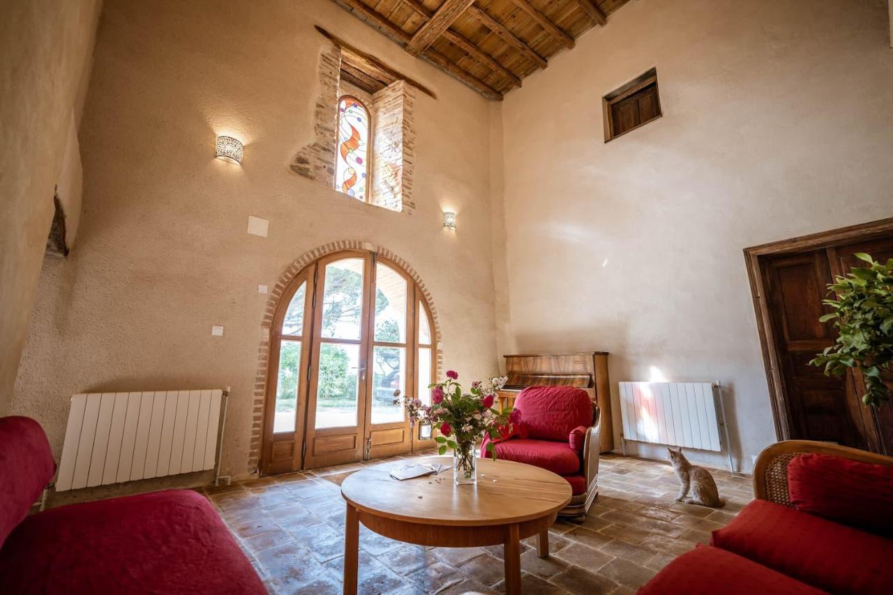 Chambres Et Table D'Hotes - Les Jardins De La Longagne Saussenac Exterior foto